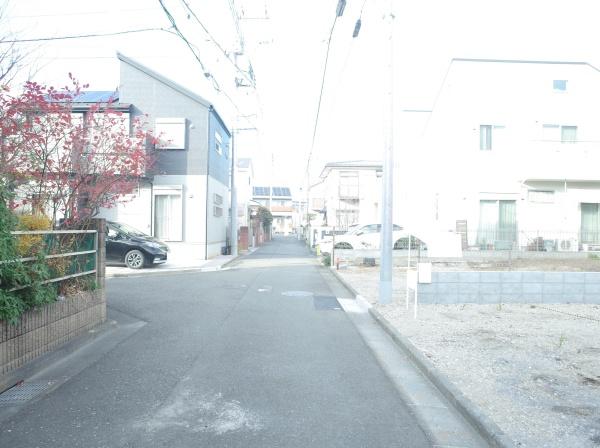 東村山市富士見町３丁目の土地の前面道路含む現地写真画像