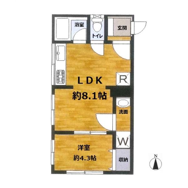 シティコーポパルナス小川の間取り画像