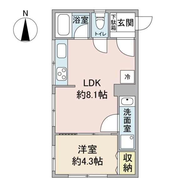 シティコーポパルナス小川の間取り画像