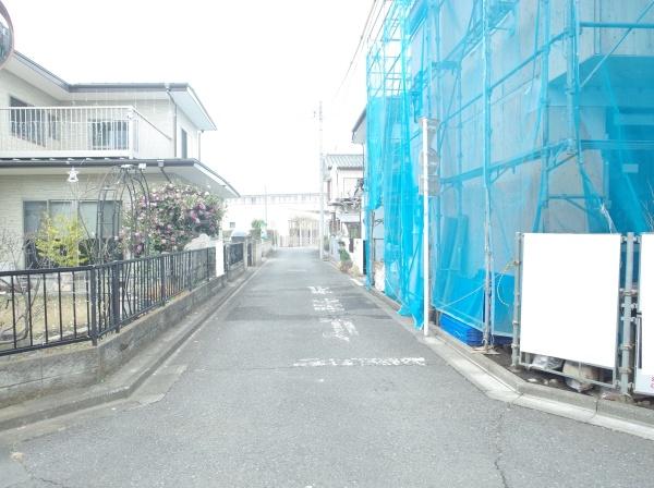 東村山市富士見町２丁目の新築一戸建の前面道路含む現地写真画像
