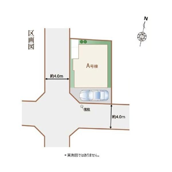 東村山市富士見町2丁目の新築一戸建の区画図画像