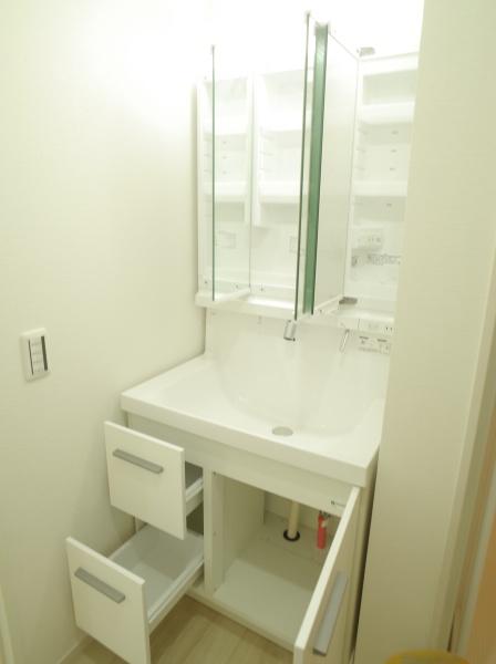 小平市中島町の新築一戸建の洗面台・洗面所画像