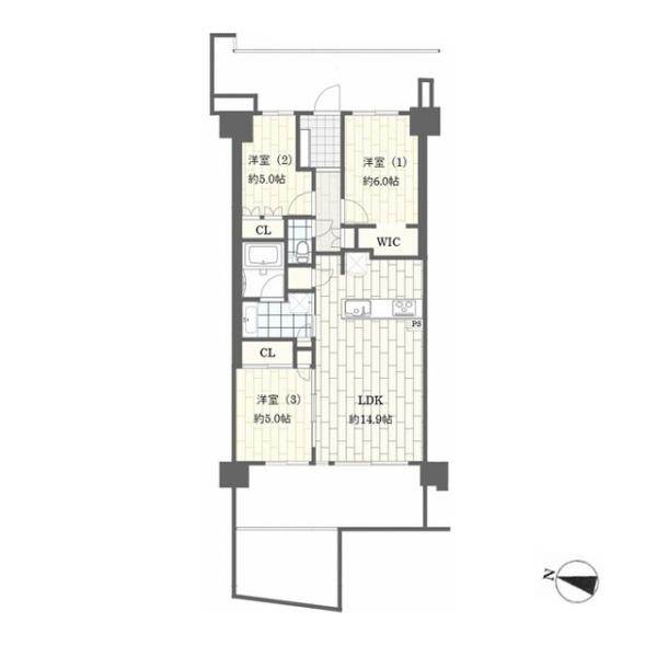 ルフォンソレイユ小平小川町の間取り画像