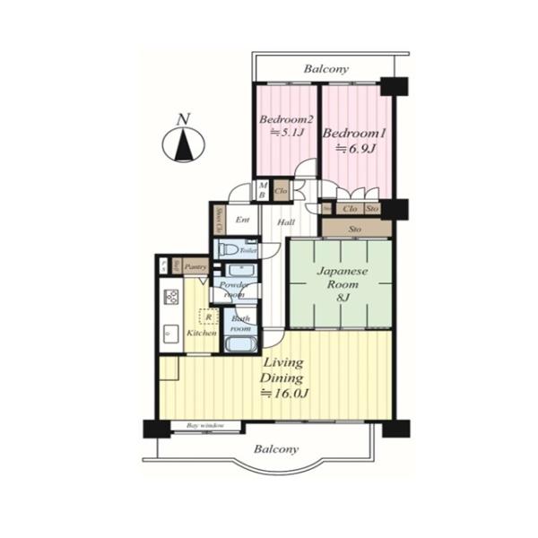 ガーデンハイツ小平１番館の間取り画像