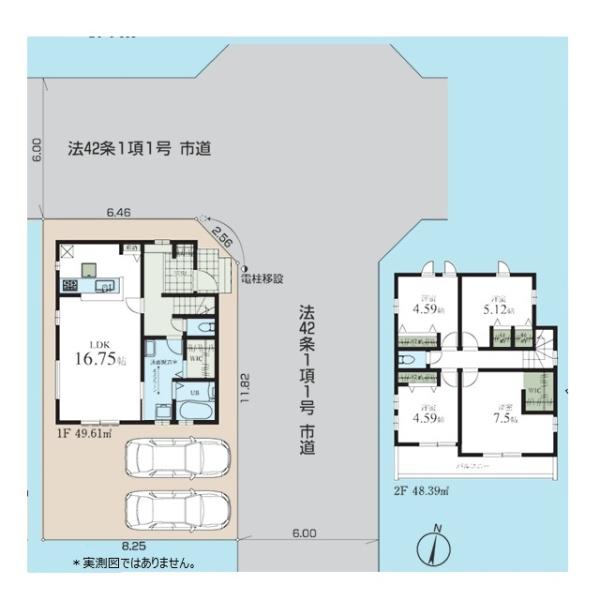 東村山市富士見町３丁目の新築一戸建の間取り画像