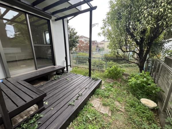 小平市花小金井5丁目の中古一戸建の庭画像