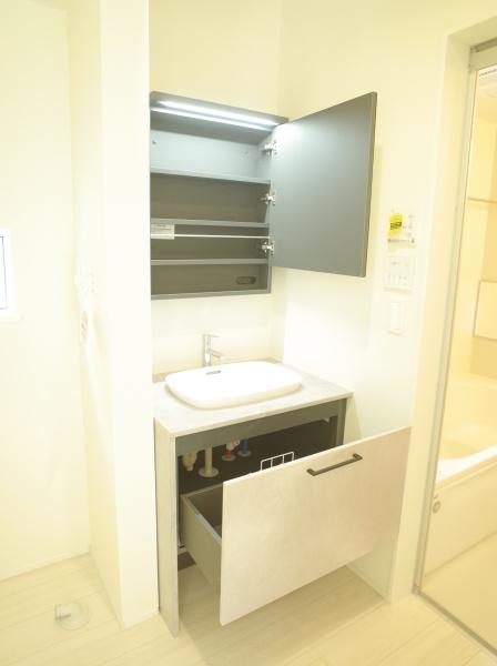 小平市仲町の新築一戸建の洗面台・洗面所画像