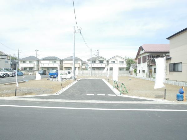 小平市小川東町の土地の前面道路含む現地写真画像