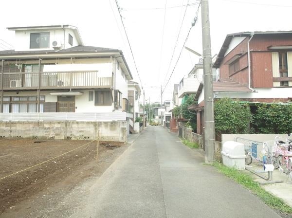 小平市仲町の土地の前面道路含む現地写真画像