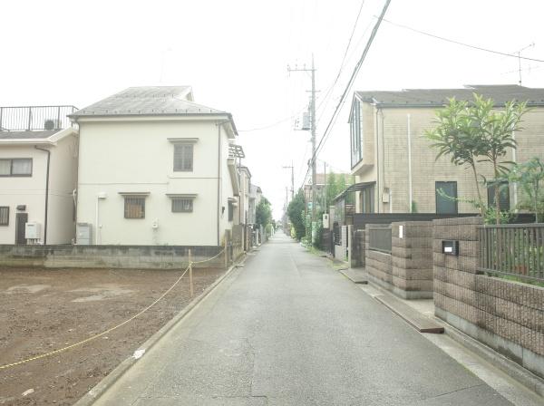 小平市仲町の土地の前面道路含む現地写真画像
