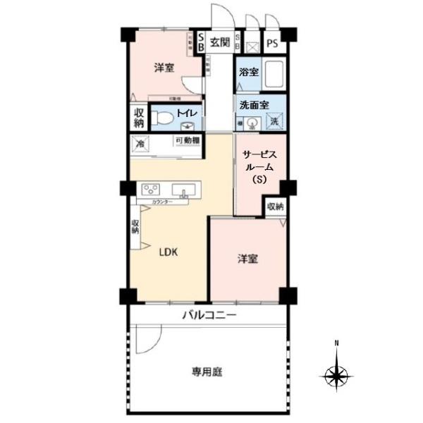 フジミコート新小平の間取り画像