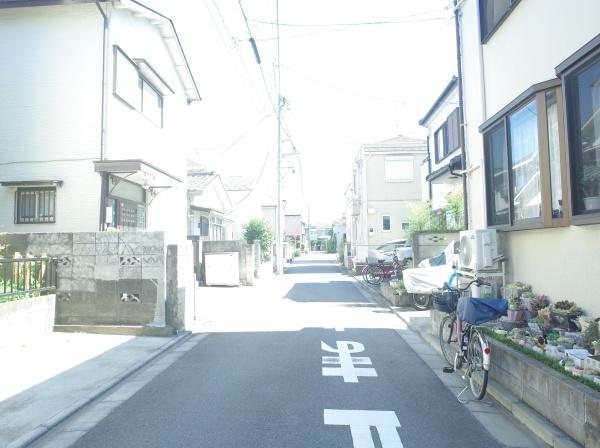 小平市栄町3丁目の土地の前面道路含む現地写真画像