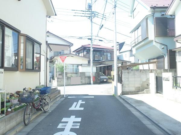 小平市栄町3丁目の土地の前面道路含む現地写真画像
