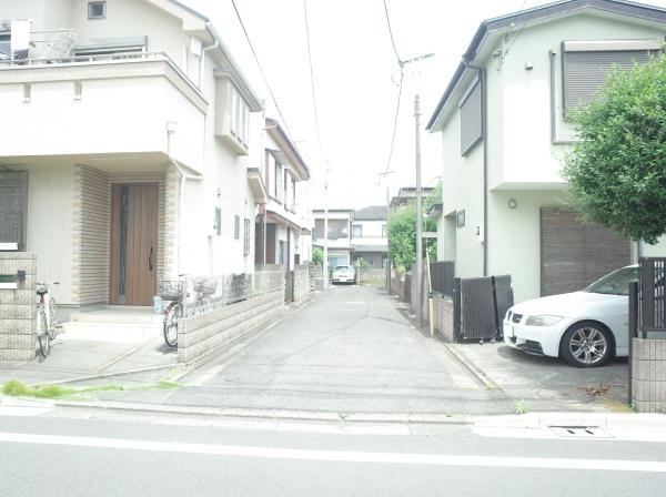 小平市学園西町3丁目の土地の前面道路含む現地写真画像