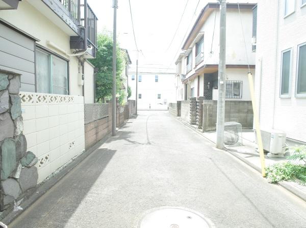 小平市学園西町3丁目の土地の前面道路含む現地写真画像