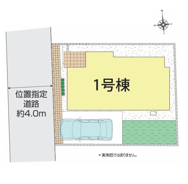 小平市回田町の新築一戸建の全体区画図画像
