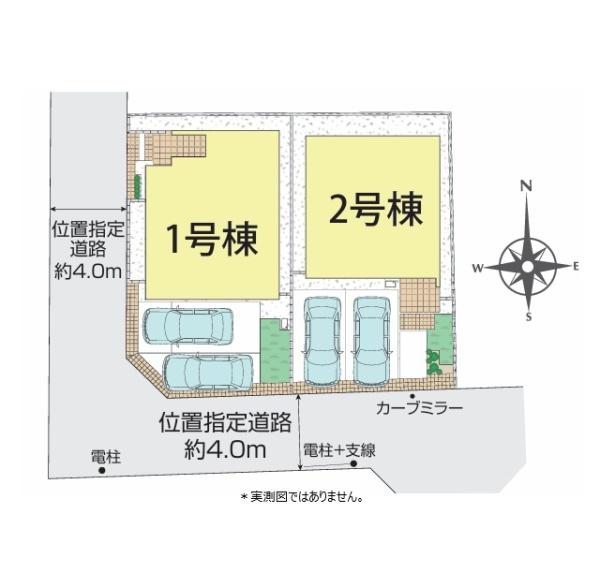 小平市鈴木町１丁目の新築一戸建の全体区画図画像