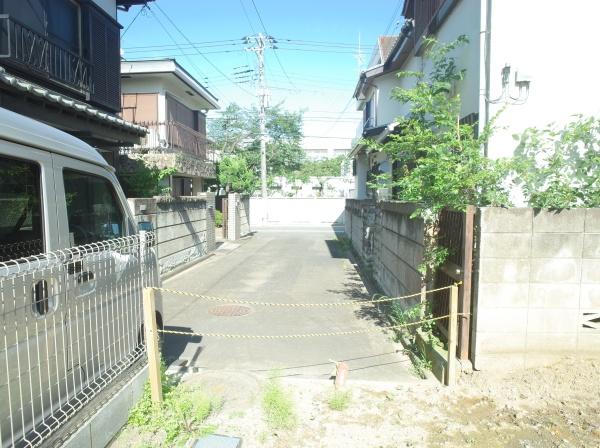 小平市小川町1丁目の土地の前面道路含む現地写真画像