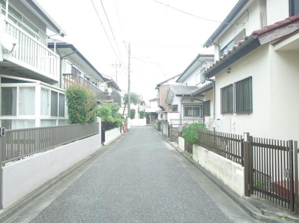 練馬区石神井台５丁目の土地の前面道路含む現地写真画像