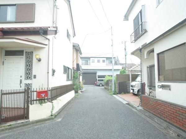 練馬区石神井台５丁目の土地の前面道路含む現地写真画像
