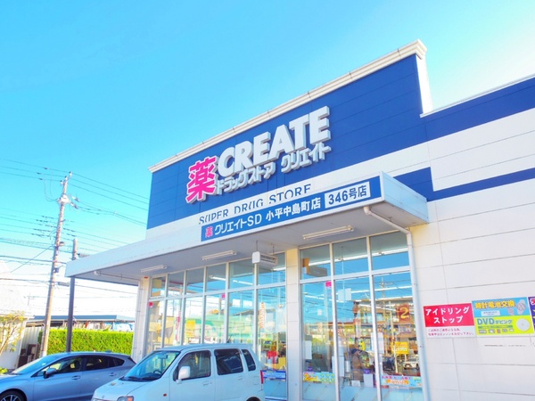 小平市中島町の新築一戸建のドラッグストア画像