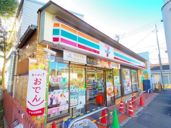 東大和市新堀1丁目の土地のコンビニ画像