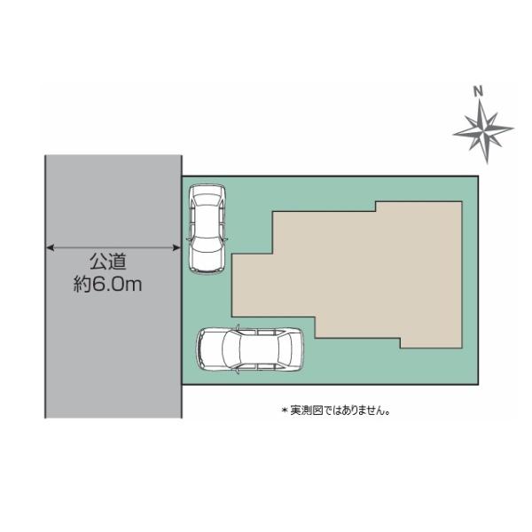 小平市栄町１丁目の中古一戸建の区画図画像