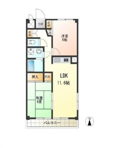 ブルックイーストマンションの間取り画像