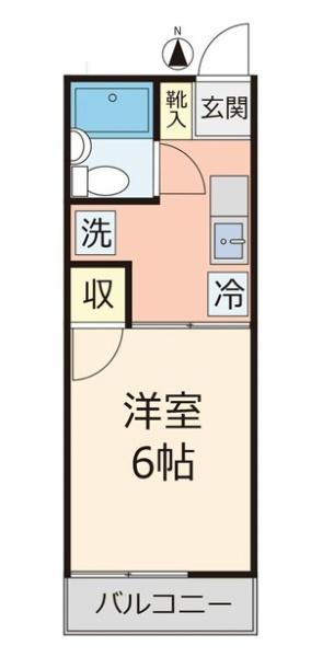 小平市小川町２丁目のアパートの間取り画像