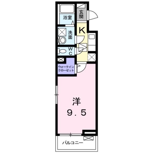 小平市小川東町１丁目のアパートの間取り画像