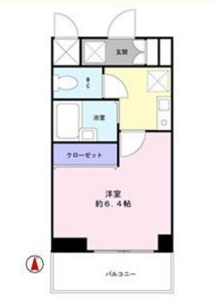 小平市小川町2丁目のマンションの間取り画像