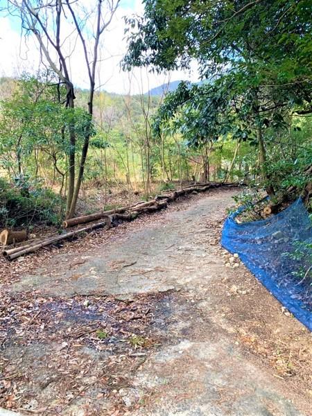 福岡県糸島市高祖字金剛土地の現地土地写真画像