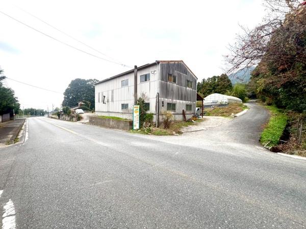 福岡県糸島市高祖字金剛土地の前面道路含む現地写真画像