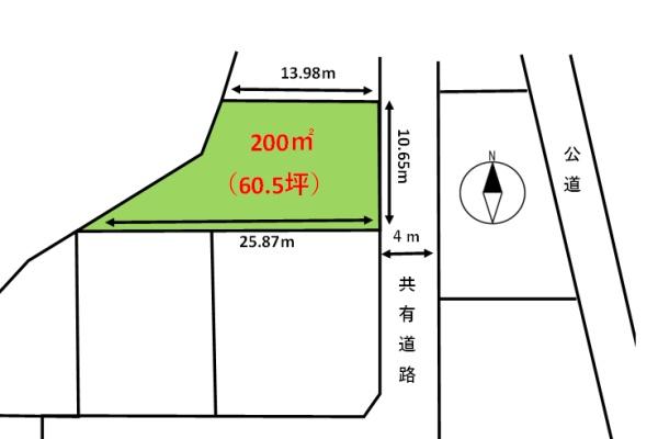 福岡市西区大字下山門土地の間取り画像