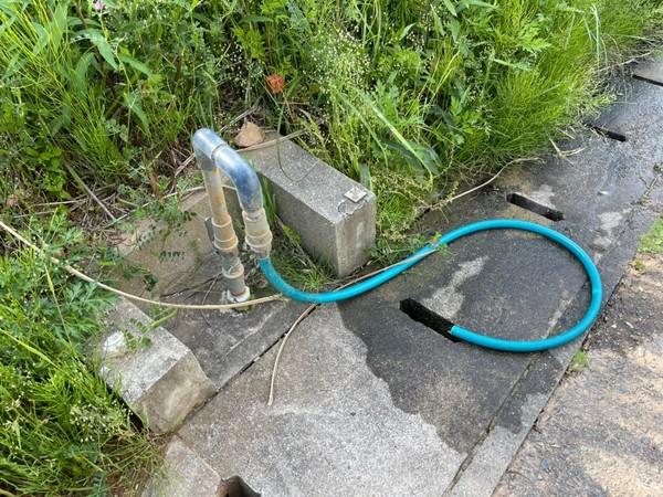 福岡市西区大字下山門2区画土地の前面道路含む現地写真画像