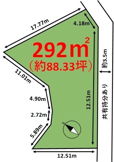 福岡市早良区大字西入部土地の間取り画像