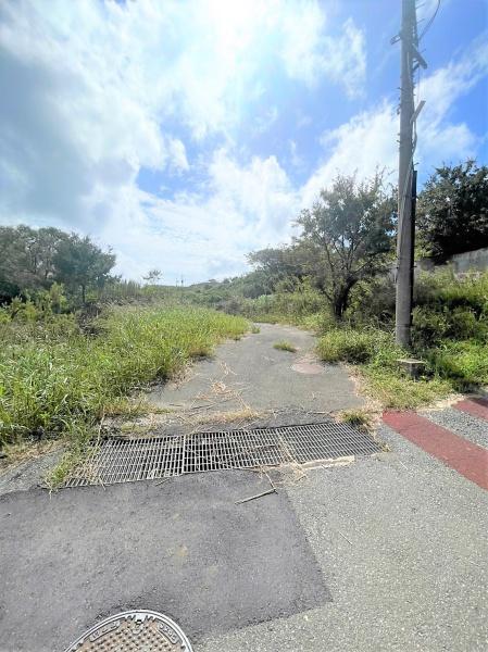 福津市渡字神田土地の前面道路含む現地写真画像