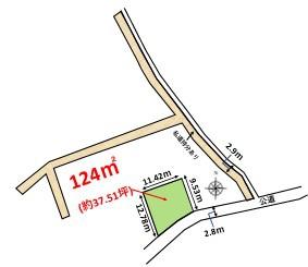 西区大字金武字平原土地の間取り画像