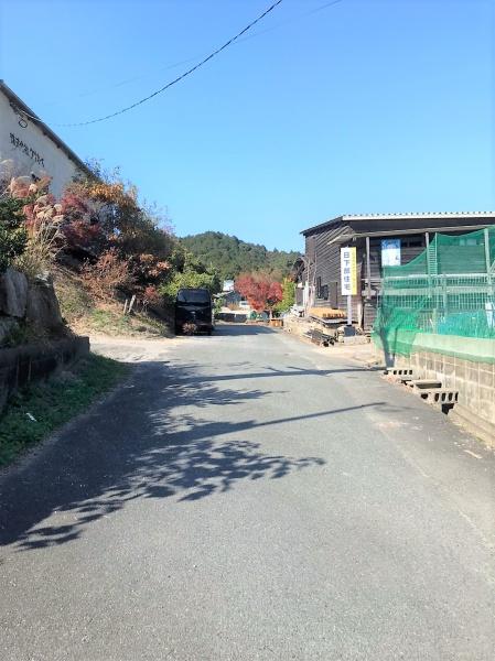 那珂川市大字上梶原土地の前面道路含む現地写真画像