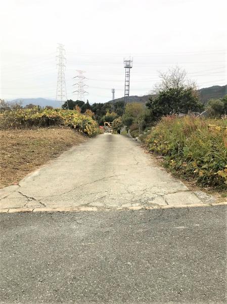 筑紫野市大字山家土地の前面道路含む現地写真画像