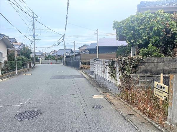 福津市福間南2丁目宅地の前面道路含む現地写真画像