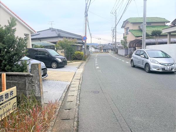 福津市福間南2丁目宅地の前面道路含む現地写真画像