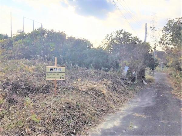 筑紫野市大字山家土地の前面道路含む現地写真画像