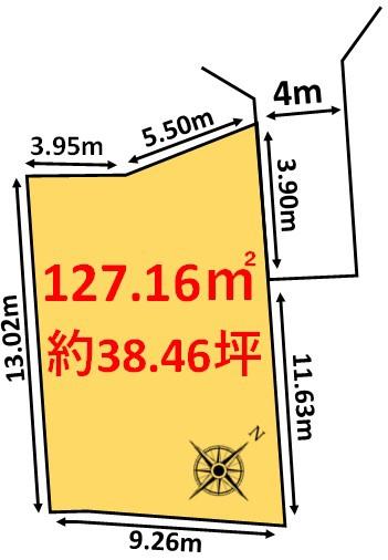 早良区内野８丁目売土地の間取り画像