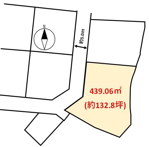 福岡県宗像市池浦字椿土地の間取り画像