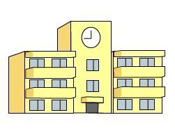 糸島市志摩小金丸土地の中学校画像