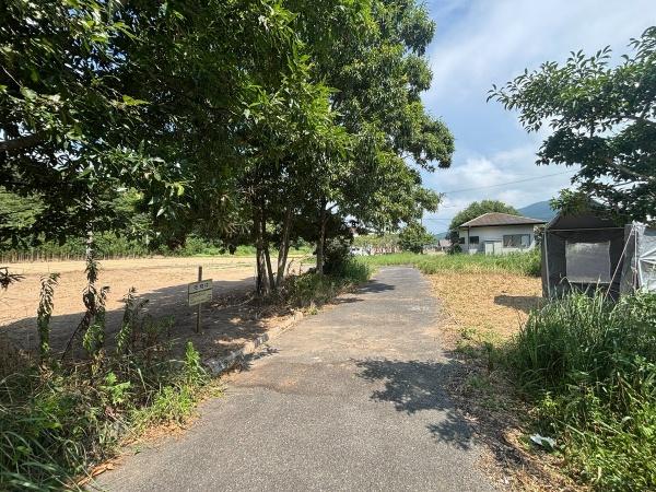 糸島市志摩小金丸土地の前面道路含む現地写真画像