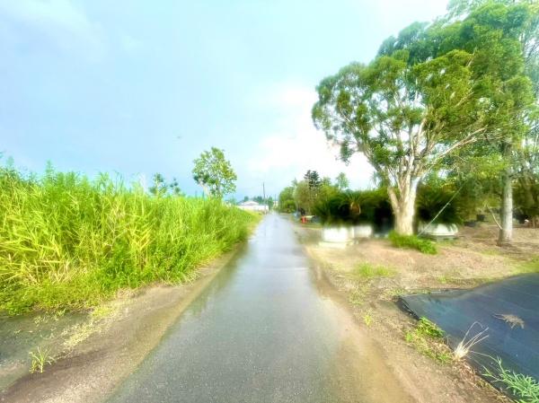 小郡市松崎の前面道路含む現地写真画像