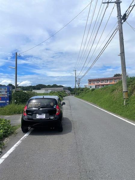 久留米市荒木町藤田土地の前面道路含む現地写真画像