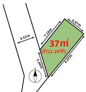 筑紫野市大字古賀土地の間取り画像